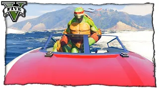 GTA 5 МОДЫ: TMNT - СМОГУТ ЛИ ЧЕРЕПАШКИ НИНДЗЯ ПЕРЕПЛЫТЬ ОКЕАН