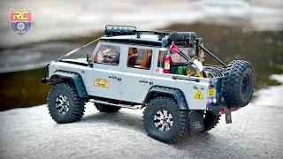 TRAXXAS TRX-4 | DEFENDER PICKUP D110 | 1/10 Scale B0DY | Off-road Driving #5