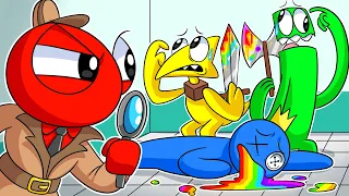 Who KILLED BLUE?! Rainbow Friends 2 Animation