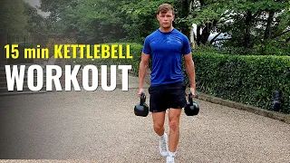 Easy 15 min Kettlebell Workout / Double Kettlebell