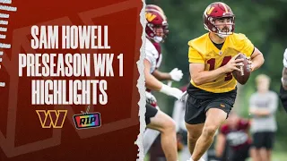 Sam Howell Preseason Highlights vs Carolina Panthers