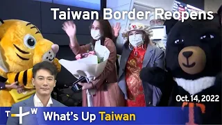 What's Up Taiwan | News at 08:00, October 14, 2022 | TaiwanPlus News