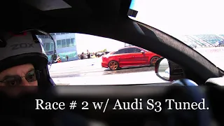 Audi S3 Vs  Kia Stinger GT 1/4 Mile Drag Race