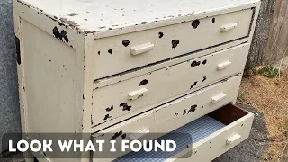 RESTORATION of a Roadside Vintage Dresser.