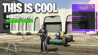 GTA5 story mode mod menu fun on ps4 (PS4 MODDING)