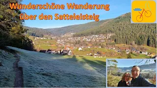 Über den Sattelsteig - Wunderschöne Wanderung im Schwarzwald - Blick über Baiersbronn und Tonbach