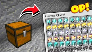 Minecraft, But Chest gives Unlimited Op items || Minecraft Mods || Minecraft gameplay