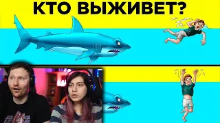 Загадки о Нападениях Животных, Которые Помогут Вам Выжить | РЕАКЦИЯ на WTFакт