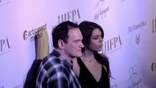 EXCLUSIVE : Quentin Tarantino and girlfriend Daniella Pick attends HFPA party in Cannes