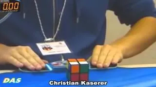 2x2 Rubik's Cube World Record Slow Motion New Edit