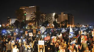 Israel's protests continue as thousands march against Netanyahu's handling of coronavirus