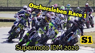 SUPERMOTO IDM 2020 Oschersleben S1 RACE 1