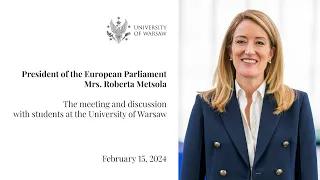 The meeting with the President of European Parliament, Mrs. Roberta Metsola
