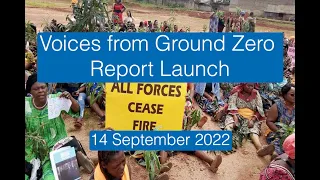 Voices from Ground Zero Report Launch (CTPSR Seminar)