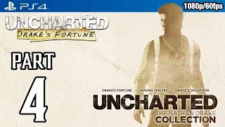 Uncharted: Drake's Fortune (PS4) Walkthrough PART 4 @ 1080p (60fps) HD ✔ No Commentary Gameplay