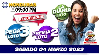 Sorteo 9 PM Loto Honduras, La Diaria, Pega 3, Premia 2, SÁBADO 04 de marzo 2023 |✅🥇🔥💰