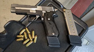 SIG Sauer P220 Equinox with 10-Round Extended Grip Sleeve Magazines (.45ACP)