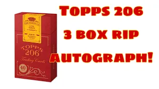 Topps 206 Low Series 3 BOX RIP auto HIT!