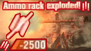 Full Ammo Racks WOT Blitz | 55 Tanks exploded ! | LOLs of WOT Blitz