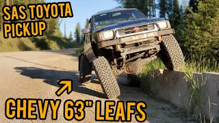 Chevy 63 Leaf Springs Install | SAS Toyota Pickup