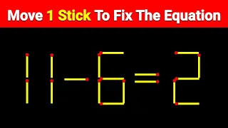 If you are GENIUS solve this | Matchstick puzzle | Ep : 22