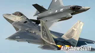 Stealth Fighter Show Down! - F-22 Raptor vs. F-35 Lightning II