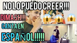 DIMASH SINGS IN SPANISH!!(Vídeo Reaction)(Besame Mucho con Andrea Bocelli) DIMASH CANTA EN ESPAÑOL!!