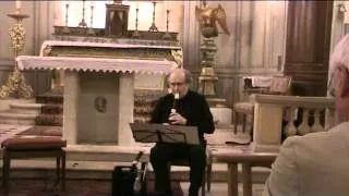 Jean Cassignol, alto recorder - Paganini Caprice 24 (live)