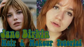Jane Birkin inspired Makeup & Hair Tutorial | 1960s Style