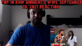 Top 10 Raw moments WWE Top 10, Sept  20, 2021 REACTION