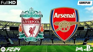 Liverpool vs Arsenal | Premier League | EA FC 24 | PS4 Gameplay | PS5™ Gameplay