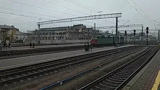 Электровоз ВЛ80С-1262 РЖД резервом на станции Конотоп