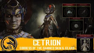 Mortal Kombat 11 - Cetrion (Greek God Mummy) Goddess of the Damned Skin and Gears