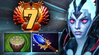 Топ 7 ранг на Венге, очень качественная Дота! - Vengeful Spirit 7.35 DOTA 2