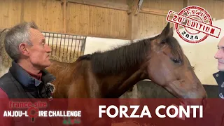 Christophe Dubourg présente Forza Conti pour le France Sire Anjou Loire Challenge 2024