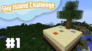 Minecraft - Sky Island Challenge - These Trees Won't Grow! (1)