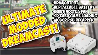 Ultimate Modded Sega Dreamcast! HDMI, SD Card Reader & More!