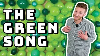 💚 The Green Song with Mr. Balloon - Original Children's Song 🎈