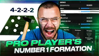 Pro Players Number 1 Formation 4-4-2 Custom Tactics & Instructions to Join EA FC 24 PRO LADDER!