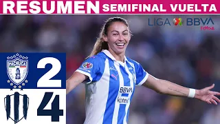 Pachuca 2-4 Rayadas, Hat-Trick de Burky y otra final / semifinal vuelta