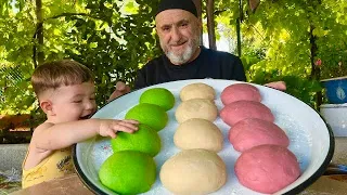 Wonderful Homemade Colorful Pasta 🍝 For The Family❗ Relaxing Video