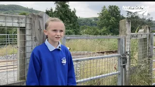 Paige's story of a near miss at Harlech level crossing