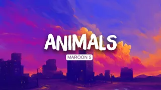 💕 Maroon 5 - Animals (Lyrics) | Bruno Mars , Imagine Dragons | Mix