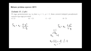 Ciąg geometryczny - zadania maturalne, suma ciągu geometrycznego, iloraz ciągu, wzór ogólny. Jak?!