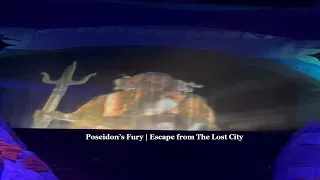 Poseidon’s Fury | Escape from The Lost City | Universal’s Island of Adventure | Parte II🔱 #poseidon