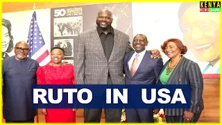 Ruto meets Shaquille O'Neal in Atlanta | US State Visit