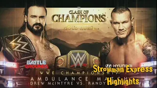 DREW McINTYRE "The Scottish Warrior" || Every WWE Title Defense - (203 Days) 1st Reign, Part 2.