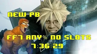 Final Fantasy VII (Any% No Slots) Speedrun in 7:36:29 - PB by 00:07:48