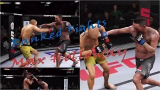 EA UFC 3 - Practice Recording Tutorial + Ranked Fights w/ Max Holloway