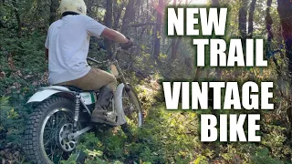 Trail Blazing on a 1972 OSSA !